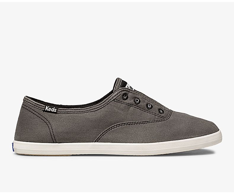 Keds Women's Chillax Seasonal Washable Deep Grey Slip On Shoes - TL5760841